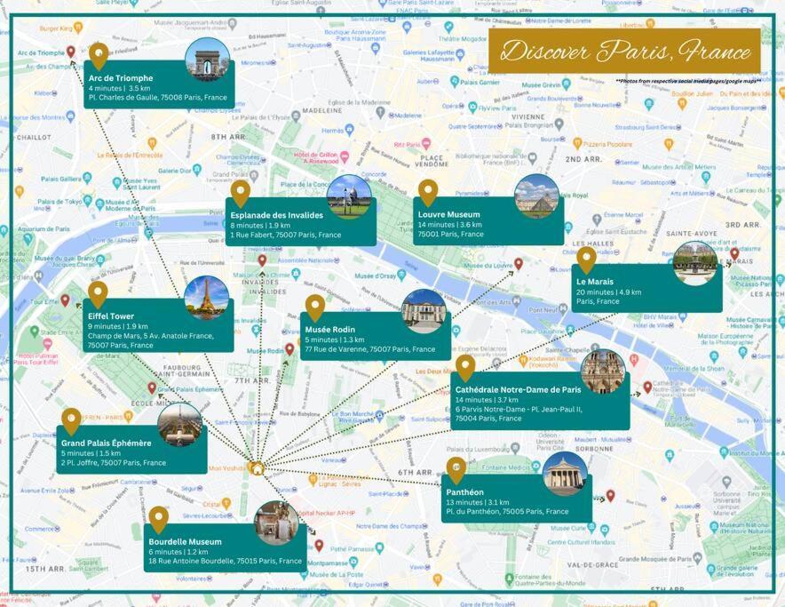 L'Atelier Loft-Invalides Tour Eiffel- 6 Pers-2 Chambres - Cosy Παρίσι Εξωτερικό φωτογραφία